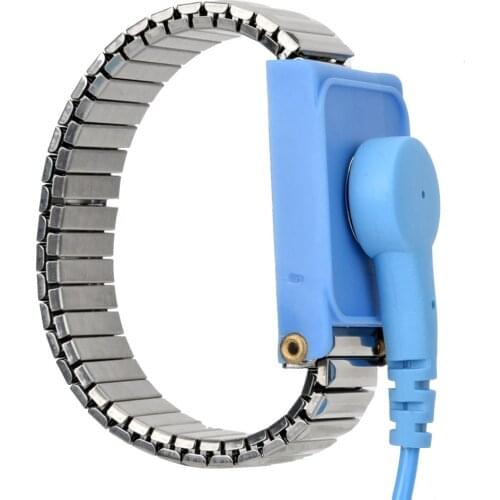 Portable Antistatic Wrist Strap Set Anti-Static Smart Wristband Bracelet Adjustable ESD Grounding Electrostatic Discharge