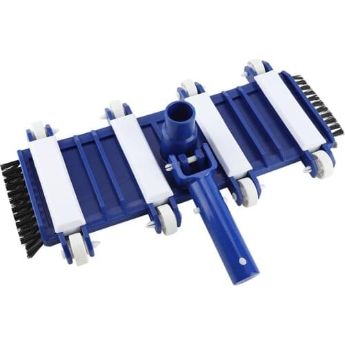 Swimming Pool Vacuum Brush Head Fish Pond Vacuum Head Pool Cleaning Equipment Flexible Durable Pool Brush Brushes Accessories