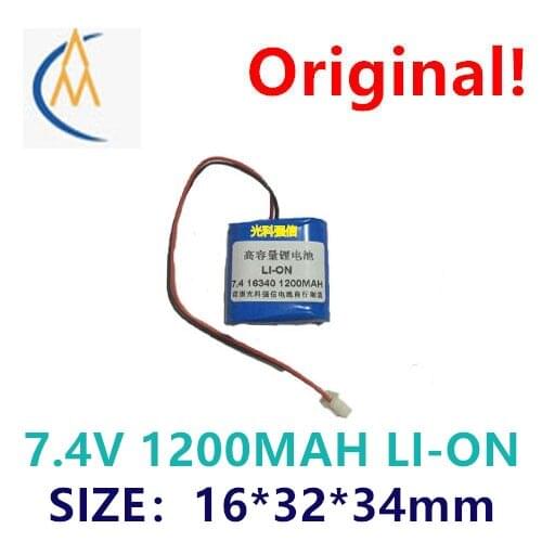 Brand new genuine 7.4v polymer lithium battery 163401200mah circuit board two string equipment flashlight fishing light