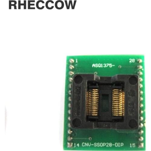 Wholesale 2pcs/lot SSOP20 to DIP28 TSSOP20 SSOP18 programmer IC adapter socket 0.65 feet distance