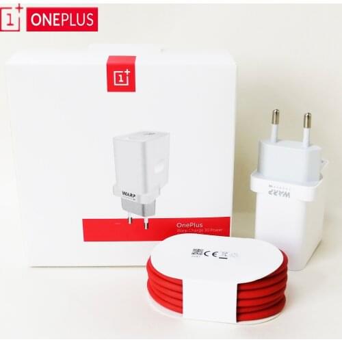 Original OnePlus 7T pro charger 30w Power Adapter One Plus 7 7 Pro EU/US Warp Charge 5V/6A 30 Charger 6A 100CM USB Type c Cable