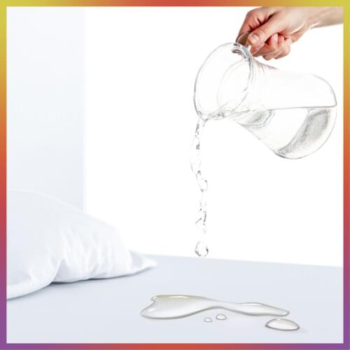 Waterproof mattress Protector, anti-dust mite curl mattress cover and washable, breathable, elastic all over the contour