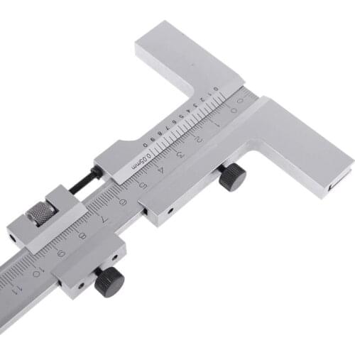 T-Type 0-160mm Vernier Caliper DIN862 Scraper Bridge Tool 0.05mm Fine Adjustment