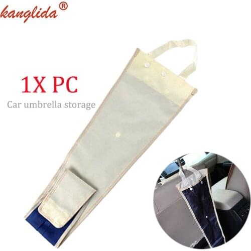 Universal Auto Seat Back Umbrella Storage Hanger Cover Organizer Bag Pouch Car Foldable Waterproof Organizer Cover Case