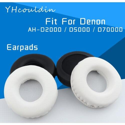 YHcouldin Earpads For Denon D2000 D7000 D5000 AH-D2000 AH-D7000 AH-D5000 Headphone Accessaries Replacement Leather