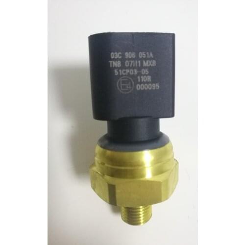 1 year warranty For Q7 Golf Passat CC 2.0 3.6L V6 Fuel Pressure Sensor OEM 03C 906 051A 03C906051A 51CP03-05