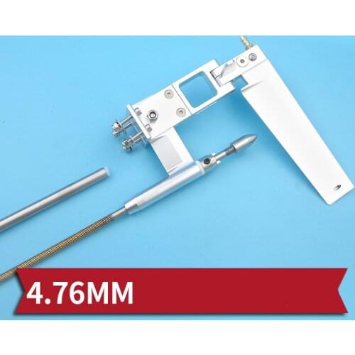 1Set 4.76mm Flexible Shaft Kit 4.76mm Shaft Bracket+520mm Transmission Axle+110mm Steering Water Rudder for RC Jet Boats