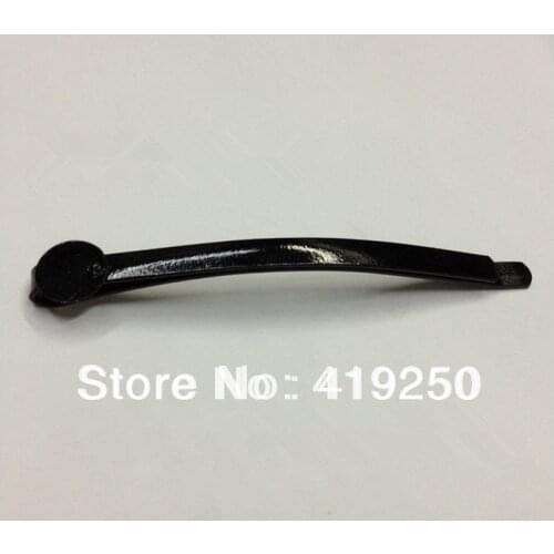 100pcs 6CM Black Metal Bobby Pin Hair Clips with Pad Wholesale Findings for DIY Craft
