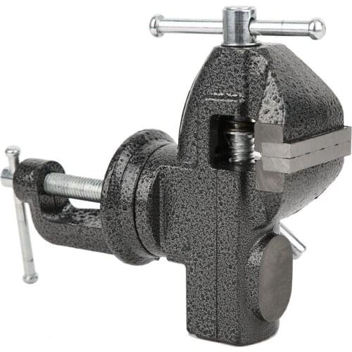 68mm Bench Clamp Vise 360 Degree Rotating Table Vice Multifunctional Woodworking Drill Press Worktable Vise