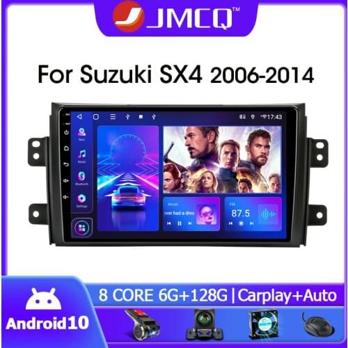 JMCQ Car Radio For Suzuki SX4 2006-2011 2012 2013 Multimedia Video Player 2 Din Android 10.0 Navigation GPS DVD Stereo Head unit