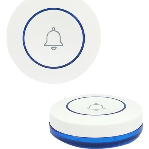 Wireless Doorbell Alarm Smart Chimes Doorbell Button DingDong for 433Mhz 1527 Home Alarm System