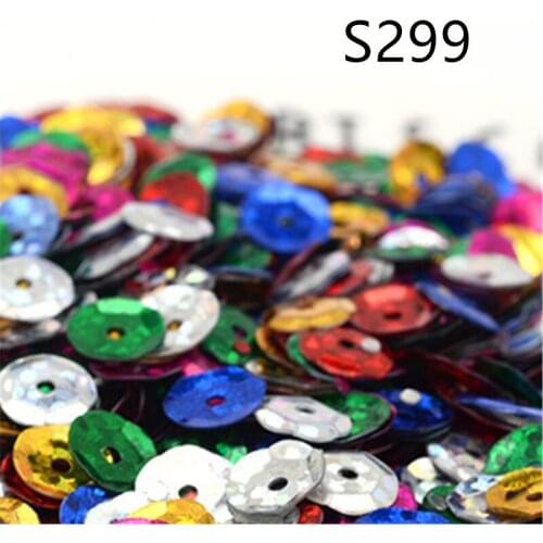 10g/pack 8mm sequin glitter Paillettes Sewing Wedding Decoration Craft Scrapbook DIY Accessories S298