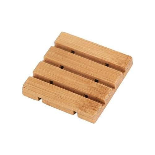 Wooden soap rack custom LOGO carving soap dish wholesale wooden soap box bamboo handmade soap holder