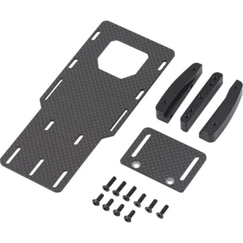 Low center of gravity battery holder, low center of gravity metal carbon fiber battery tray, adjustable ESC