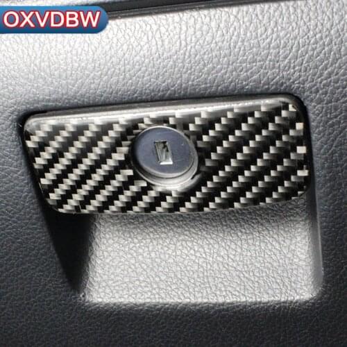 For Subaru Forester SJ accessories Sundries box cover decorate carbon fiber automotive interior trim stickers 2014 2017 2013