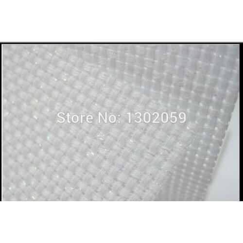 Factory sale 150X100cm Cross Stitch Embroidery Filamentary Silver Metal Wire Fabric Canvas Aida Cloth