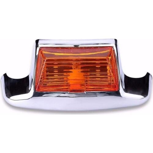 Chrome Rear Mudguard Fender Tip Light For Harley ROAD KING FLHT FLT FLHS FLHR FLSTC