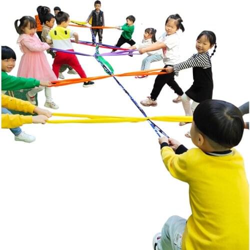 Hopscotch Tug Of War Rope Kids Games Team Building Group Play Interesting Nice Game Outdoor Toys For Toddlers Children