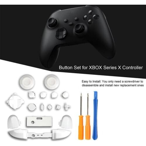 RB LB Bumpers Buttons for Microsoft XBox Series X S Controller Trigger Button Middle Holder with Screwdriver Tool Accessories