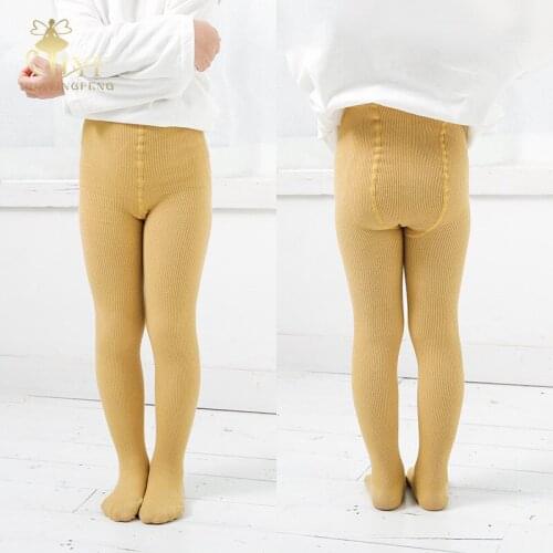 0-11years Baby Girls Tights Spring Autumn Infant Toddler Cotton Leggings Girls Kids Dancing Socks Pantyhose KF391