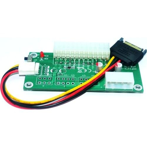 ATX24PIN Multiplex Power Supply Synchronous Starting line Dual Power Supply Starter Cable 24PIN Power Dual Power Start Plate