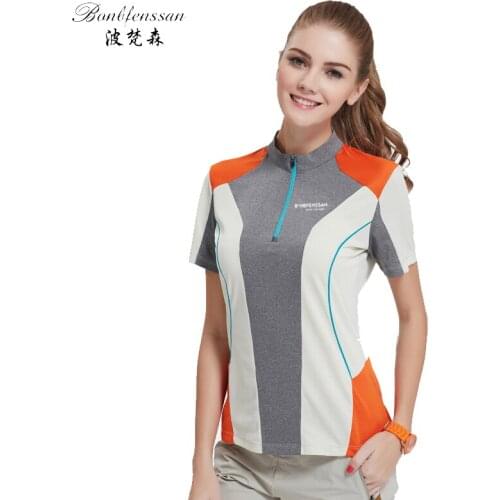 Fashion Quick-drying t-shirt Sports Short Sleeve tops Slim Fitness Running T-shirts Bodybuilding T-shirts female Hiking tops