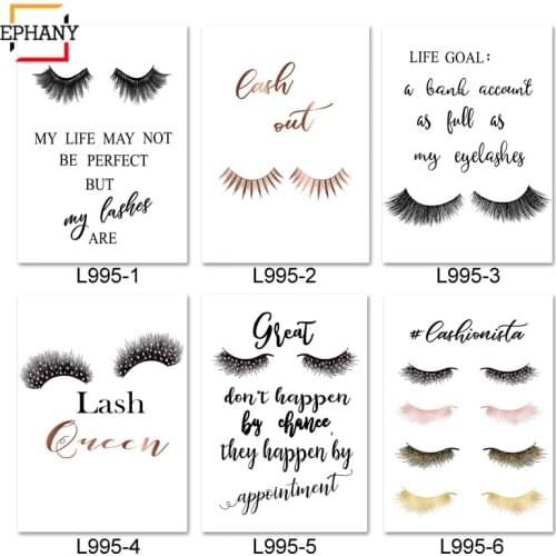 Eyelashes Print Lashes Studio Decor Funny Eyelashes Quote Rose Gold Prints and Posters Modern Wall Pictures for Living Room