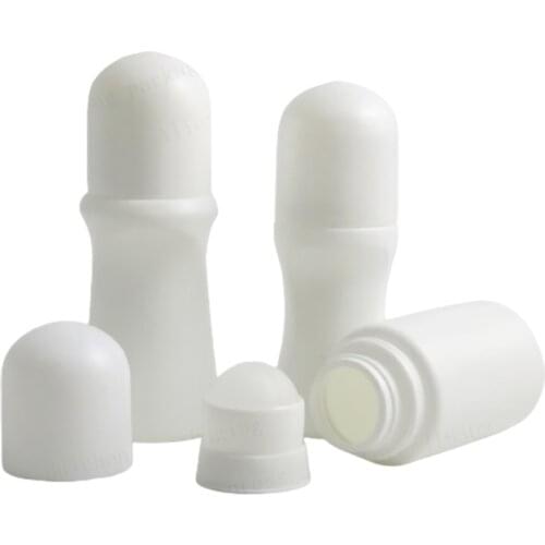 24 x 50m 30ml Empty pp Plastic Roll On Bottles Plastic Roller Ball 50cc Travel Deodorant Roll On Container Outdoors