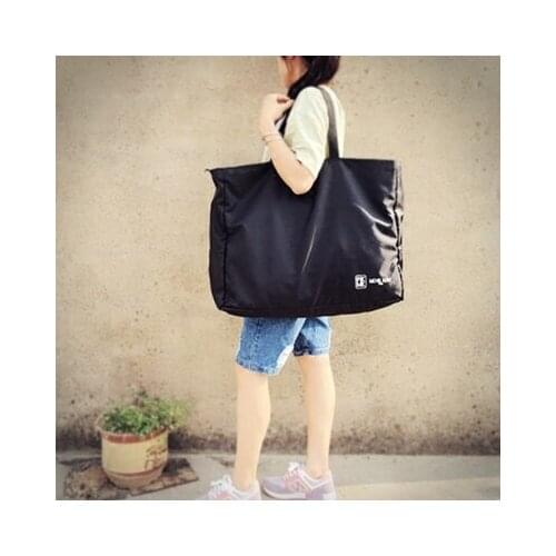 Shopping bag for travel Solid Large-capacity convenient folding bag zipper bag