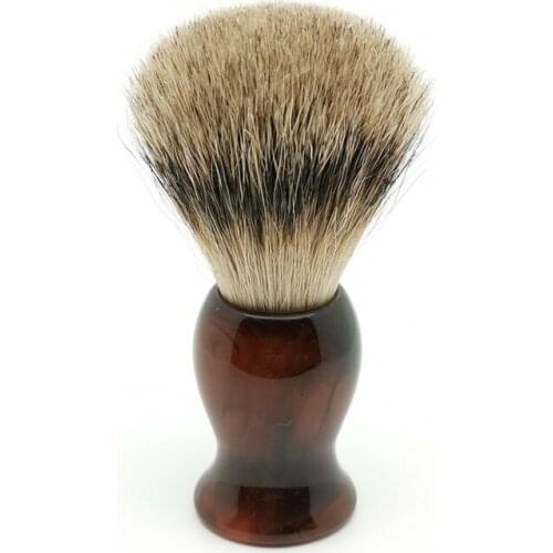 Misty Rain Pattern Resin Handle Silvertip Badger Shaving Brush Man Wet Shaver Tools