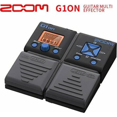 Zoom G1ON Electric Guitar Multi Effector Processeur Stomp Pedale