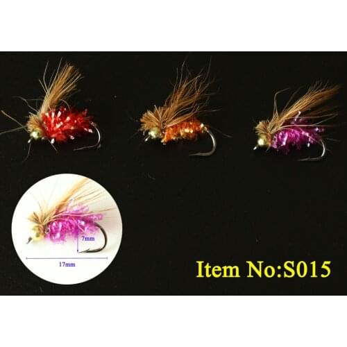 10pcs Artificial Bait Lure Barbed Hooks Trout Lures Fishing Flies