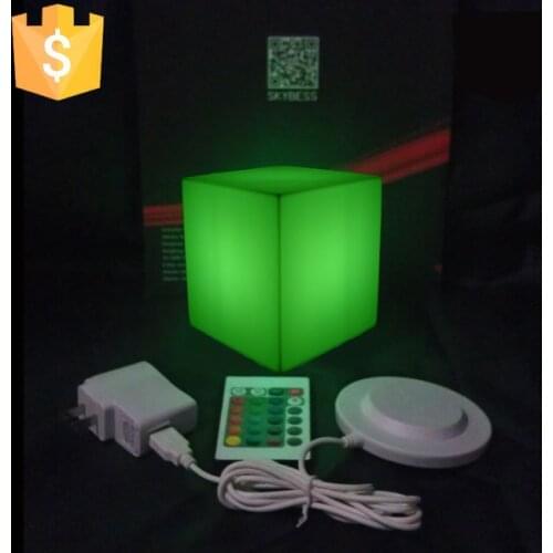 LED Mood Cubes Night Glow Lamp Light Gadget Gizmo Home Decor Romantic Lighting 13x13x13cm 16 Colors Changing Cube 4pcs