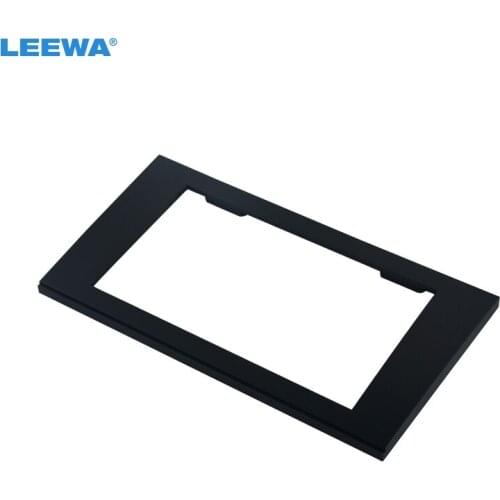 LEEWA Car 2DIN Radio Stereo Fascia Trim Panel Frame Installation Mount Adapter Kit For AUDI A4(B7)2005-2008/SEAT Exeo 2009