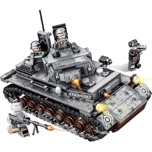 Sembo Blocks Tank Model Kids Building Blocks Boys Toys Military Puzzle Gift 101322 no box