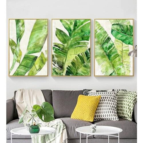 Diy 5d Diamond Painting Banana leaf Cross Stitch Full Round square Diamond Embroidery Home decoration pictures