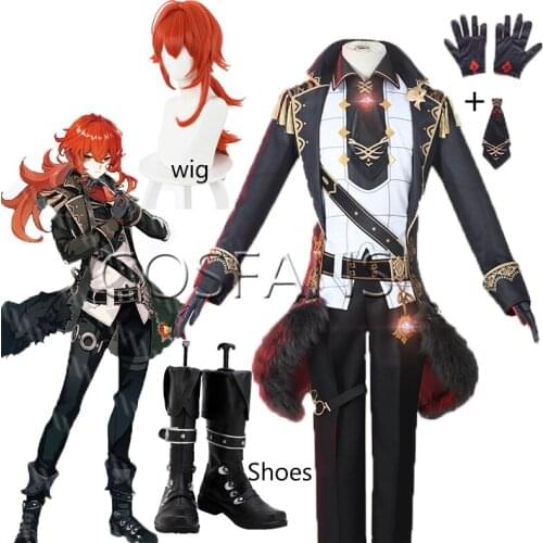 GenFischl Genshin Impact Cosplay Fischl Cosplay Costume archduchess princess siren Fischl Cosplay costume dress female Halloween