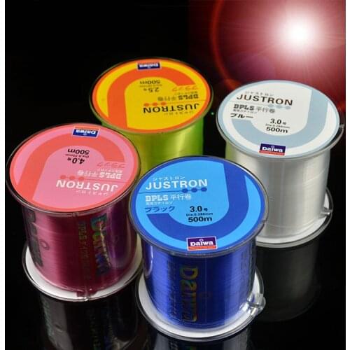 Lizard Fishing Hot Sell!! Daiwa fishing line 500m Monofilament Strong Quality Various Color Nylon Fishing Lines Free shipping