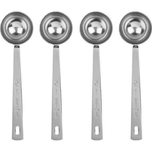 15ml Rose Gold Spoon Milk Powder Caffee Stainless Steel Measuring Spoon Coffee Scoop With Long Handle Kitchen Tool мерные ложки