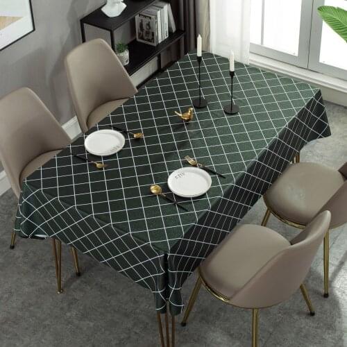 Solid Color Striped Decorative Table Cloth Rectangle Tablecloth for Table Wholesale Wedding Party Tablecloth Hotel Decoration