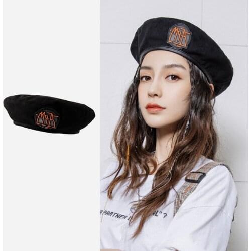 2021 autumn winter French Berets Fashion Female Cool girl Berets Adjustable suede Berets Simplicity Beret Hats For Women Caps