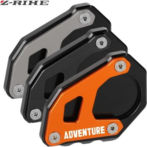 Fit For 390 ADV Adventure 2019 2020-2021 Motorcycle accessories Kickstand Side Foot Stand Enlarger Extension Enlarger Pate Pad