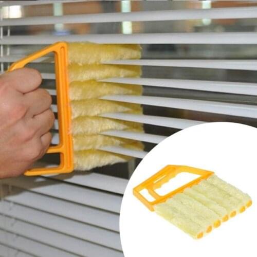 Window Car Cleaning Brush Venetian Blind Cleaner Air Conditioner Duster Cleaning Brush Washing Windows Household Cleaning Tools