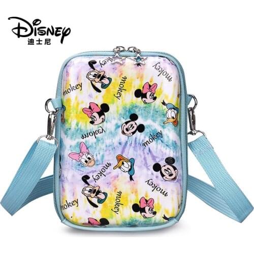 Disney Mickey Mouse Bag Woman Fanny Pack Shoulder Handbag Minnie Mini Purses Messenger Girl Wallet Tote Hobos