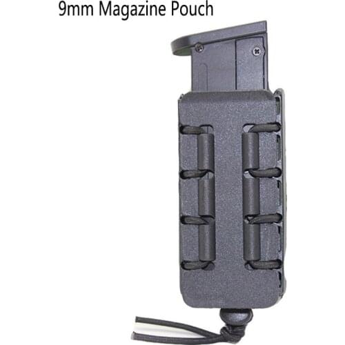 Tactical 9mm Universal Gun Magazine Pouch Case for Glock 17 19 Beretta M9 G2C Sig P226 Pistol Mag Holster Hunting Accessories