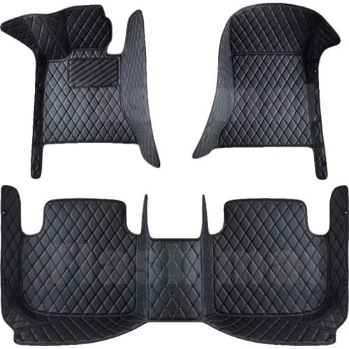 High Quality Leather Car Floor Mats for Mercedes S Class W220 W221 S350 S400 S430 S450 S600 Car Accessories Auto Goods