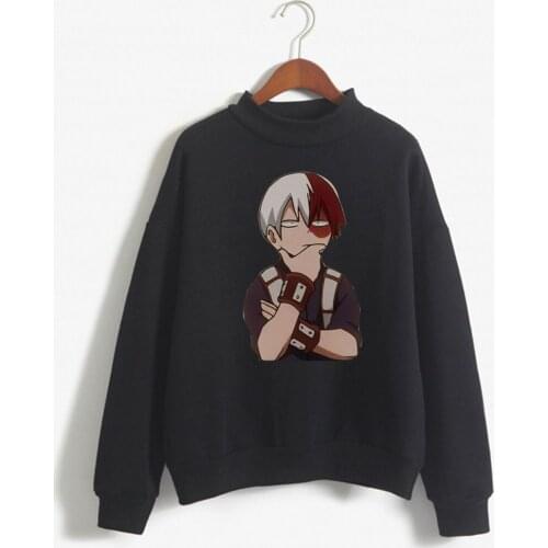 My Hero Academia Harajuku Hooded Long Sleeve Autumn Warm Womens Clothing