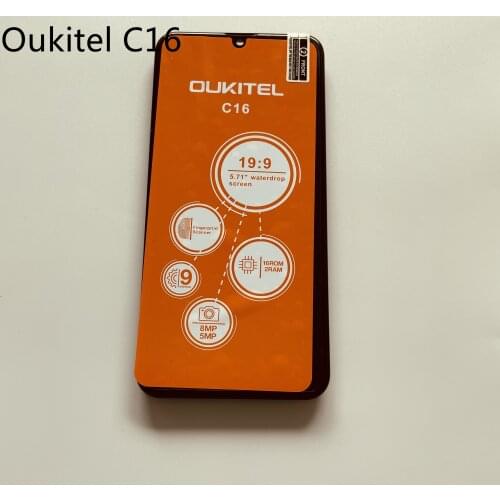 Oukitel C16 Used LCD Display Screen + Touch Screen + Frame For Oukitel C16 MediaTek MT6580 5.71" Smartphone Free Shipping