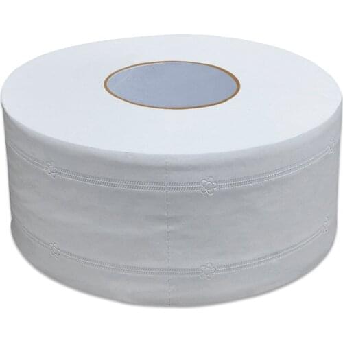 1 Roll Toilet Paper Bamboo Pulp 4-Layer Soft Water Absorption Home Office Big Rolling Native Wood Safe No Fluorescent WC Tissue