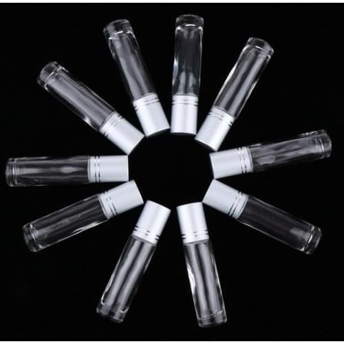 10 Pcs Gemstone Roller Ball Bottles For Essential Oil Perfume Liquids 10ml